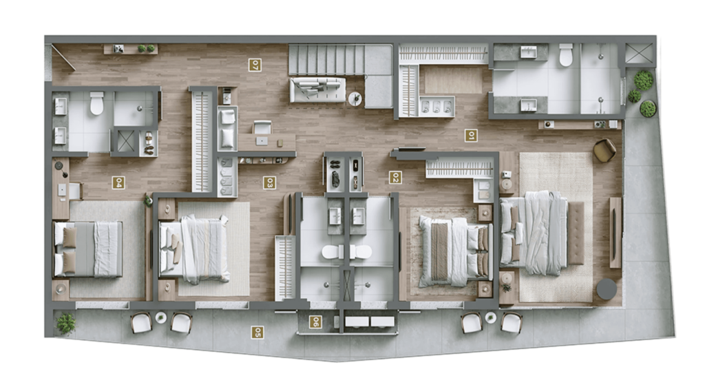 Cobertura Duplex 1702 e 1801