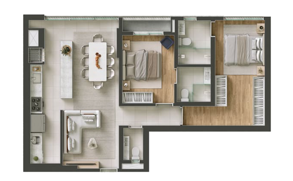 Apartamento tpo 3